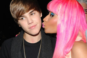 Justin with Nicki Minaj VMAs