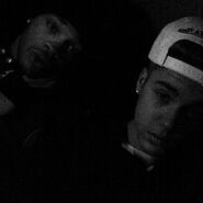 justinbieber "Me and @beimaejor kickin it" via Instagram