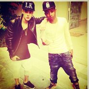 Justin Bieber and Lil Twist 2013