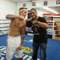 Justin Bieber with Ricky Funez October 2014