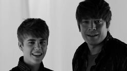 Justin Bieber and Jimmy Fallon 2011