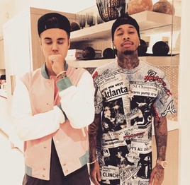 Justin Bieber and Tyga