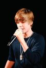 Justin performing in 2010