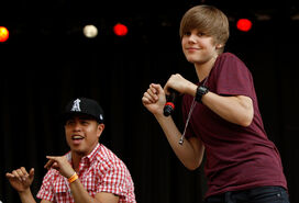 Justin performing on Easter Egg Roll April 5, 2010