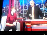 Justin Bieber to David Letterman on 25-11-2011.