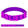 Justin Bieber Believe Cutout Rubber Bracelet $10.00