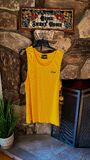 rib tank top - golden yellow $48