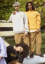 Drew House Mock Neck Sweatshirt - Sand $98