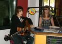 Justin singing on Radio Teddy