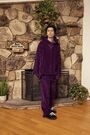 Corudroy hoodie - purple