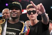 Floyd Mayweather and Justin Bieber September 2013