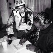 @poobear "It's official !! Expect the unexpected!! Thanks for believing in me JB !! HAPPY BIRTHDAY!!" via Instagram