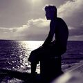 Justin Bieber at a beach