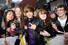 Justin Bieber with fans at Juno Awards