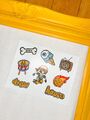 hearty sticker sheet $12