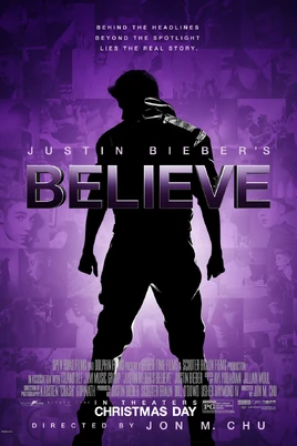 Justin Bieber's Believe poster