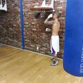 JB boxing at Ten Goose Boxing Gym October 2014