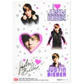 Justin Bieber Color Tattoo Sheets $3.99