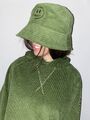 corduroy mascot bucket hat - olive $48