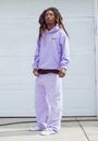 Secret Embroidery Hoodie - Lavender $98