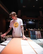 Justin Bieber in the studio 2020