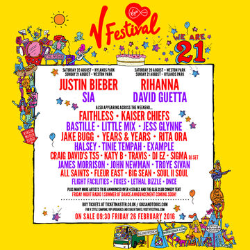 V on sale festival dates