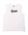 drew sleeveless tee - white $58