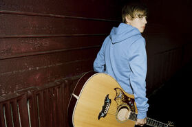 My Worlds Acoustic photo shoot 2010