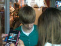 Fans meet Justin Bieber Kidd Kraddick in the Morning 2009