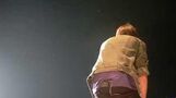 Justin Bieber trips and breaks his foot (Wembley)