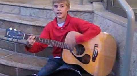 The Star of Stratford, Canada- Justin Bieber (before he was famous)