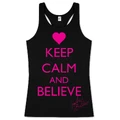 Justin Bieber Keep Calm and Believe Juniors Tank $40.00