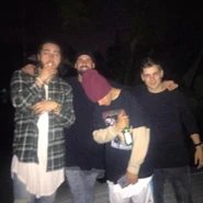 calebslife "Happy Birthday @justinbieber! This year has been a blur, just like this picture from last years birthday! cc: @martingarrix @postmalone" via Instagram