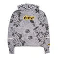 secret deconstructed hoodie - idears/heather grey $188