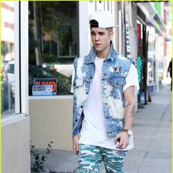 Justin bieber camo pants best sale