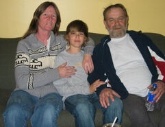 Kathy, Justin, George Bieber