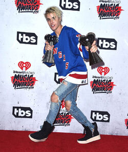 Justin Bieber Takes Home Three Awards at iHeartRadio Music Awards