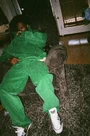 corduroy carpenter pant - green $148
