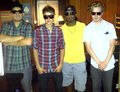 Josh Gudwin, Justin Bieber, Kuk Harrell and Asher Roth