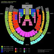 Justice World Tour Malaysia seats