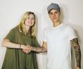 Justin Bieber shaking hand 2015