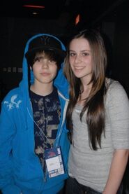 Justin Bieber with Caitlin