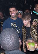 Drake and Justin in 2011