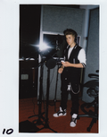 Justin in the studio, shot by Mike Lerner