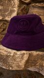 corduroy mascot bucket hat - purple $48