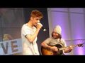 Justin Bieber - Boyfriend incl. Bluesy Version - Acoustic @ The Squaire Frankfurt Germany 11.09