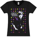 Justin Bieber Cross Pattern Fitted Girlie T-Shirt $25.00