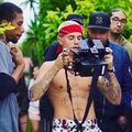 Justin holding a camera