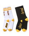 socks 2 pk: theodore + scribble $38