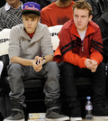 Justin and Ryan at the Air Canada Centre December 28, 2011